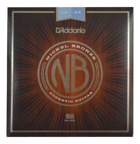 Nb1253 Encordadura Para Guitarra Acústica Daddario