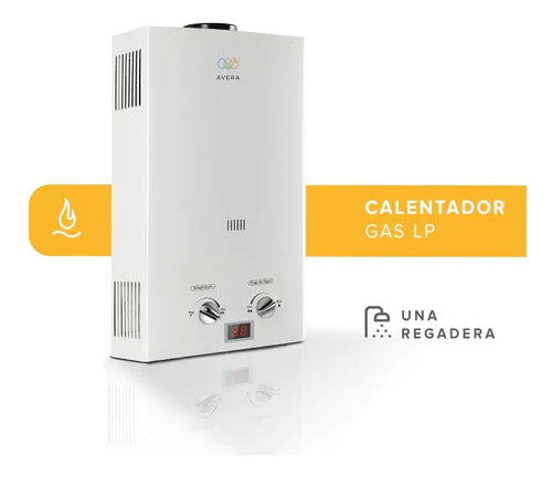 Calentador De Agua Para 1 Servicio. Gas Lp. Avera C6l.