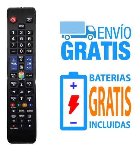 Control Remoto Pantallas Smart Tv Samsung Numerico Nepa
