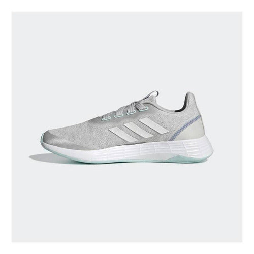 Tenis Para Mujer adidas Qt Racer Sport Color Grey One/cloud White/halo Mint - Adulto 6.5 Mx