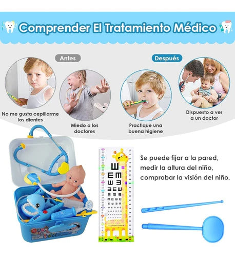 Juguetes De Medico Doctor Para Niños Infantil Regalo 53pzs
