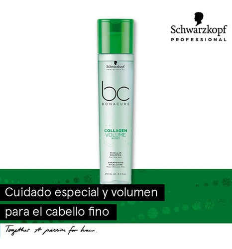 Shampoo Micelar Colageno Cabello Lacio Bc Schwarzkopf 1 Lt