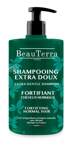Beauterra Shampoo Fortificante Suave Natural Y Vegano 750 Ml