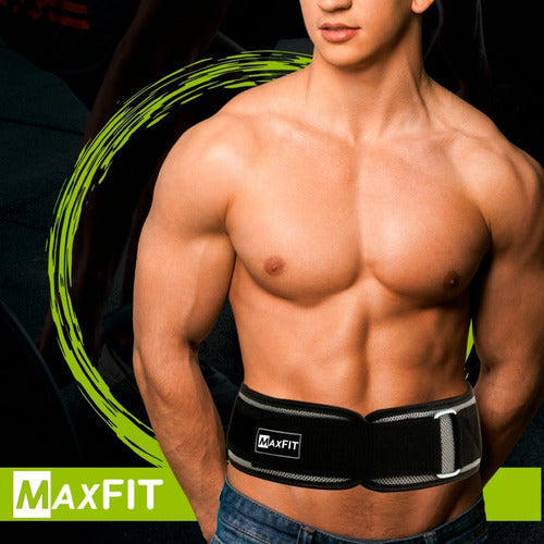 Cinturón Para Pesas, Faja Y Levantamiento Gym Pro Maxfit Betl4