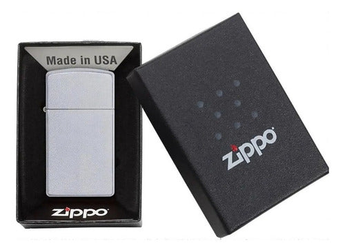 Encendedor Zippo Slim Cromado Satinado Mz1605