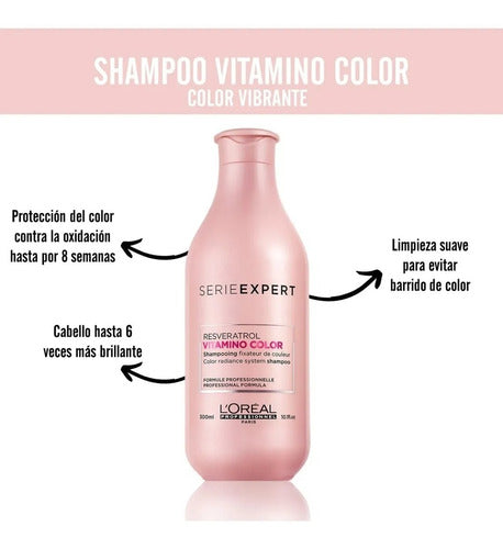 Loreal Serieexpert Kit Vitaminocolor Shampoo Y Mascarilla