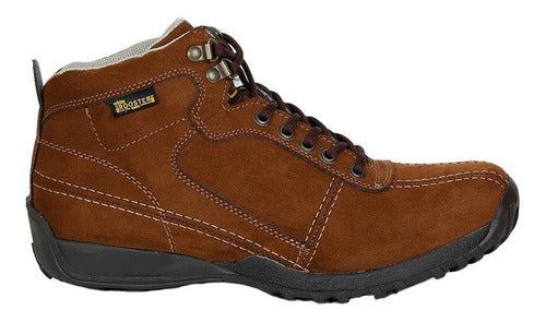 Botin Rooster Boots Hombre Cafe Tipo Nobuk 102