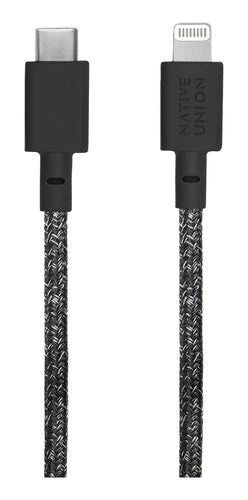 Cable Lightning A Usb-c Belt Xl De 3m Zebra - Native Union