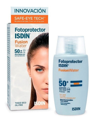 Fotoprotector Isdin Fusion Water Fluido Fps50 X 50 ml 2 Pzs