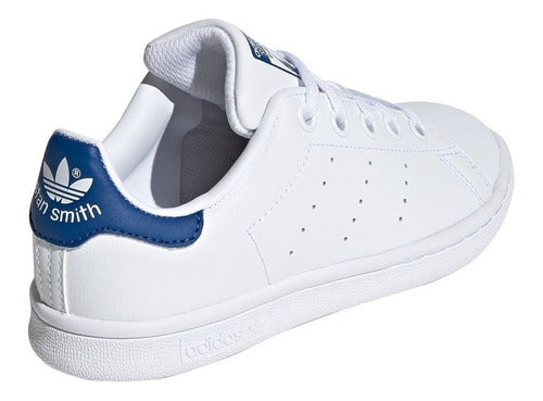 Tenis adidas Niños Blancos Azul Stan Smith C Bb0694