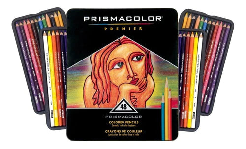 Colores Prismacolor Premier 48 Colores Estuche Metalico