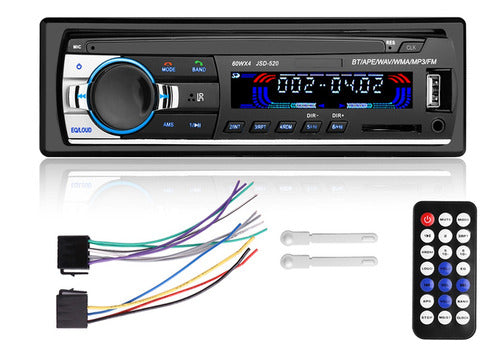 12v Car Stereo Audio In-dash Fm Mp3 Music Radio Player