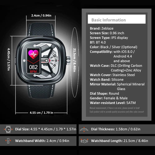 Zeblaze Hybrid 2 Smart Watch Reloj Inteligente Pantalla Ips