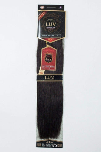 Extension De Cabello Eve Luv Remy 18 PLG 100% Natural -negro