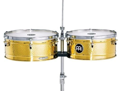 Timbales Luis Conte 14  Y 15  Meinl Lc1-brass
