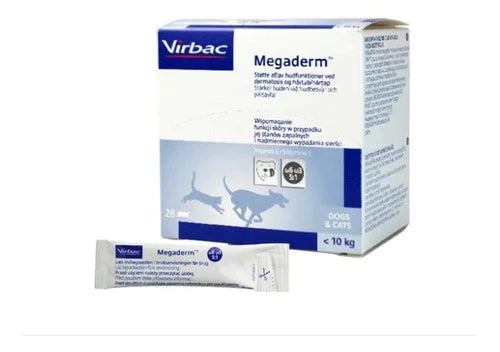 Megaderm Virbac Acidos Grasos Esenciales 2 Cjas C/28 Pzs C/u