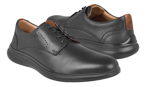 Zapatos Para Caballero Flexi 404901 Piel Negro