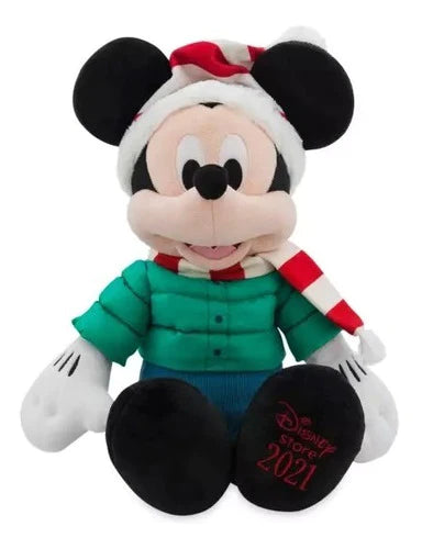 Disney Store Peluche Navideño De Mickey Mouse 35 Cm 2021