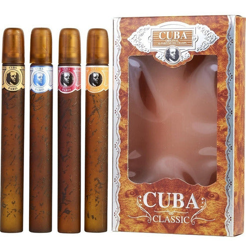 Mini Set 4 Piezas Cuba Classic Para Hombre De Cuba Paris Edt