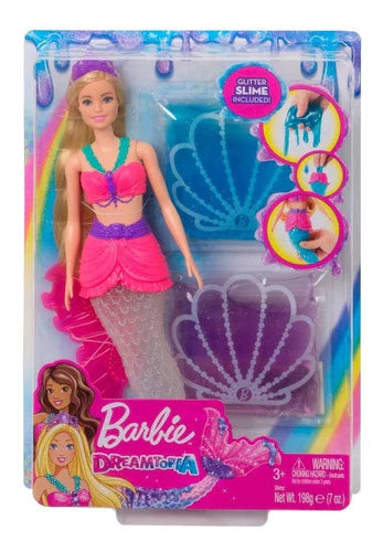 Barbie Dreamtopia Nueva Sirena Con Slime Mattel Oferta