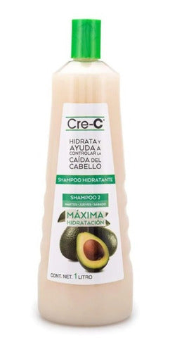 Shampoo Diario Cre-c Máxima Hidratación 1 Litro