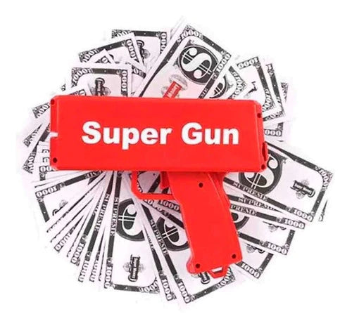 Pistola Lanza Billetes Cash Money Gun