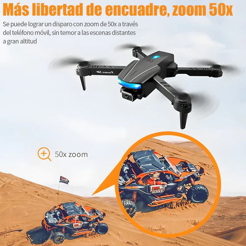 Mini Drone S85 Pro Recargable 4k Con Cámara Dual Y 2 Batería