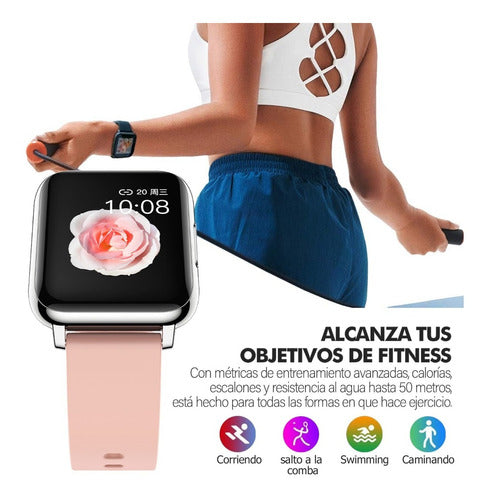 Smartwatch Mujer,1.55''reloj Inteligente,reloj Bluetooth