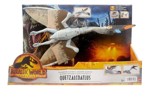 Dinosaurio Jurassic World Quetzalcoatlus Accion Masiva