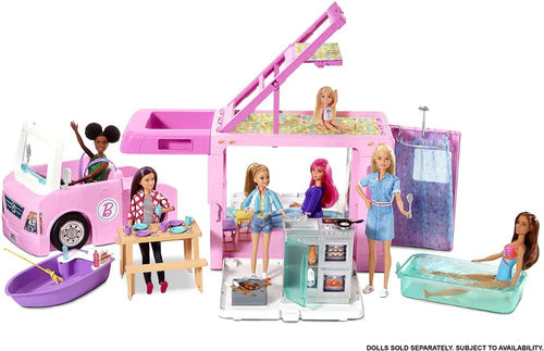 Barbie Dream Camper Vehículo Juguete 3 En 1