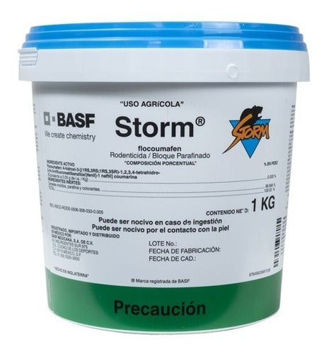 Storm Basf Bloque Original Rodenticida Veneno Ratas 1 Kg
