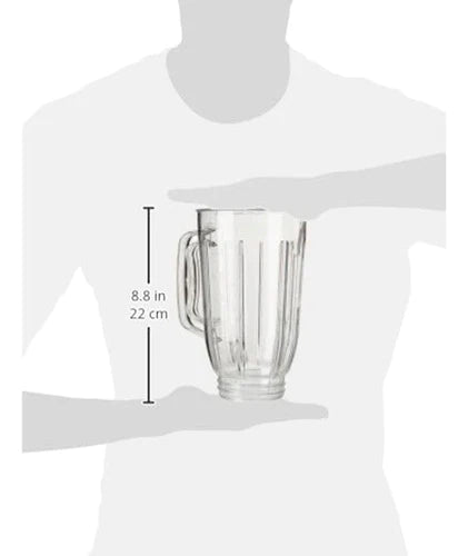 H + R Vaso Para Licuadora Man De Plástico Original C/tapa