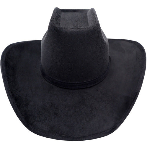 Sombrero Unisex Texana Vaquero 8 Segundos Gamuza Elegante