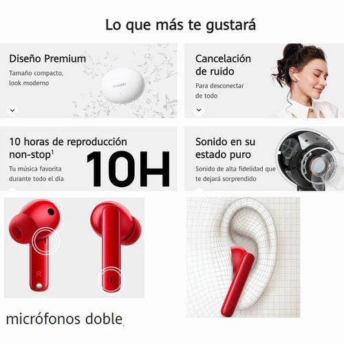 Auriculares Inalámbricos Huawei Freebuds 4i, By 5.2, Y Globa