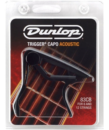 Capo Trigger Curvo Dunlop Negro 83cb