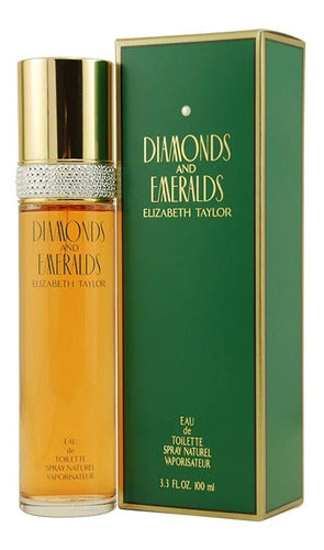 D Elizabeth T. Diamonds And Emeralds 100ml Edt Original.