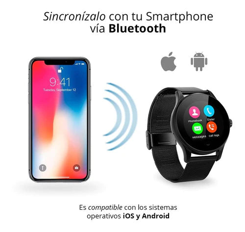 Smartwatch Bluetooth Mensajería Redes K88h Redlemon
