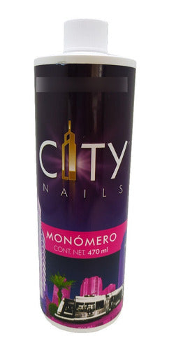 Monomero Bajo Aroma City Nails 16 Oz , Olor A Uva + Regalo