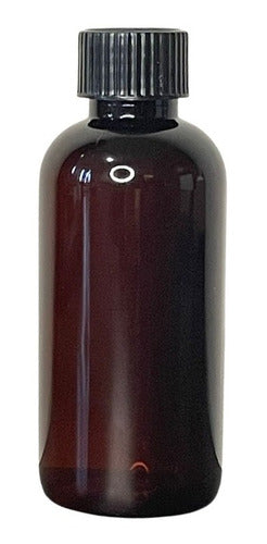75 Frasco Botella Plástico Pet 120 Ml. Ambar C/tapa