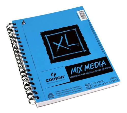 Canson Xl Mix Media Cuaderno De Dibujo Sketchbook 18 X 25cm