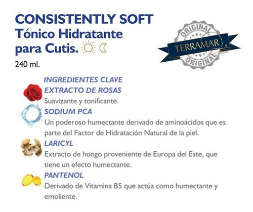 Kit Hidratante Terramar Piel Delicada Crema Y Tónico