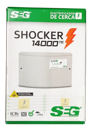 Kit Basico Cerca Electrica Energizador Shocker 14,000v Seg