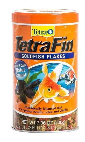 Alimento Tetrafin Goldfish Flakes 200 Grs Para Peces Japones