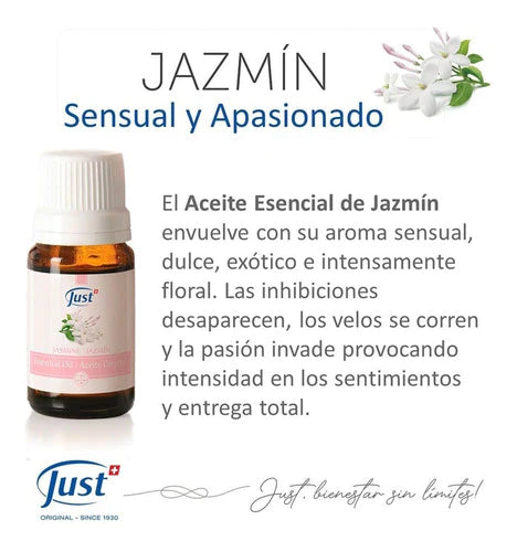 Aceite Esencial De Jazmín Swiss Just Sellado Y Original