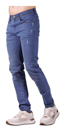 Jeans Moda Hombre Stfashion Stone 51004001 Mezclilla Stretch