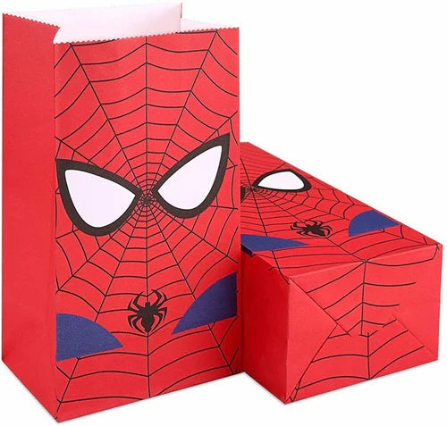 Bolsa De Dulces De Spiderman Para Fiesta De Cumpleaños
