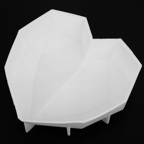 Molde De Silicona Con Forma De Corazón, Diseño De Diamante