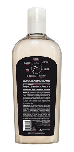 6 Shampoo Crecimiento Anti Caída Reparador Frizz Mujer 7en1