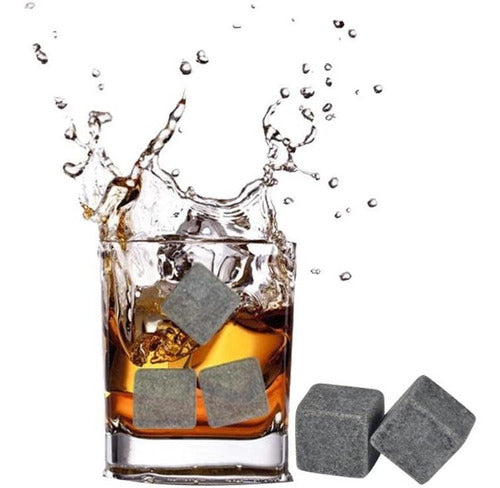 9 Hielos Cubos Piedras Rocas Grandes Soapstone Para Whisky R