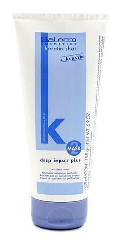 Mascarilla Deep Impact Plus Salerm®  Keratin Shot 200ml